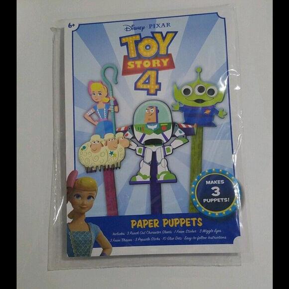 25 sets!! Toy Story 4 Activity Pack Build Forky set of eraser puppet and mosaic - Picture 3 of 5